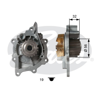 5038668AD Pompa dell'acqua - X-Offroad